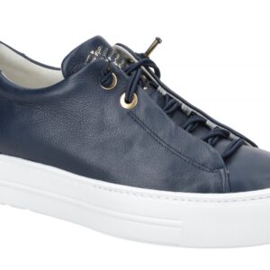 Paul Green Plateau Sneakers 5017-01x blau/gold - Echtleder, XL-ExtraLight Sohle