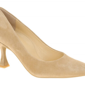 Paul Green Damen Pumps 3859-029 Beige Dakar Veloursleder Stiletto Absatz