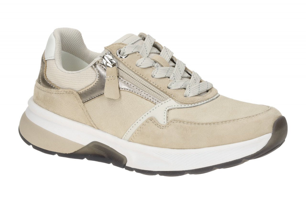 Gabor 86.847.33 ROLLINGSOFT Bequeme Schn?r-Halbschuhe beige/puder Wechselfu?bett 1 Gabor 86.847.33 ROLLINGSOFT Bequeme Schn?r-Halbschuhe beige/puder Wechselfu?bett
