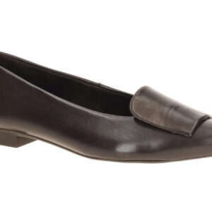 Paul Green Damen Ballerinas 3792-222 Mocca Braun Glattleder Fu?bett Gummisohle