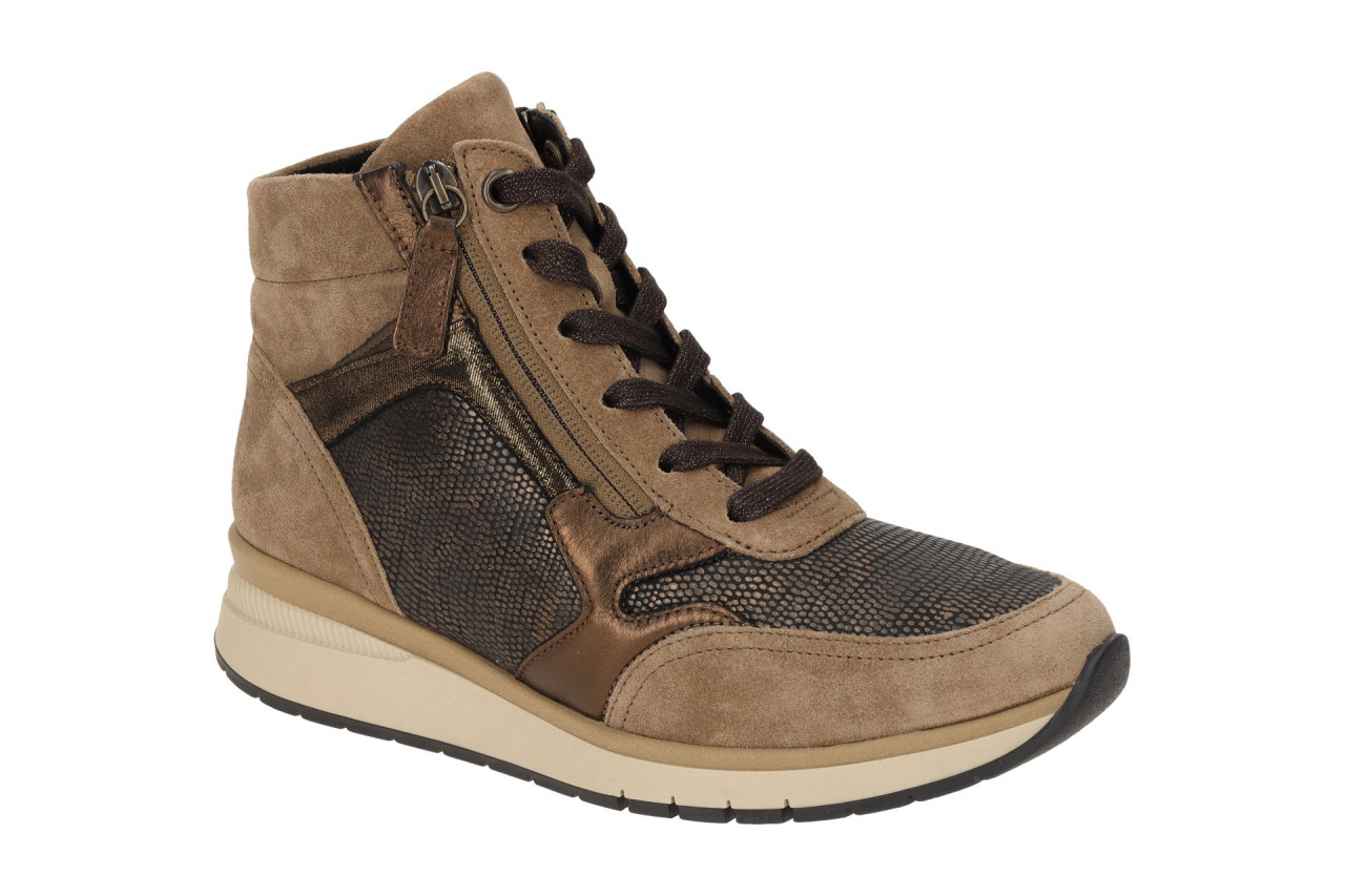 Gabor 56.708 Stiefeletten bronce/nut Keilabsatz bequem flach 1 Gabor 56.708 Stiefeletten bronce/nut Keilabsatz bequem flach