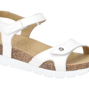 Panama Jack Damen Sandalette Sulia Basics B1 PJ Sulia Wei? Echtleder Klettver...