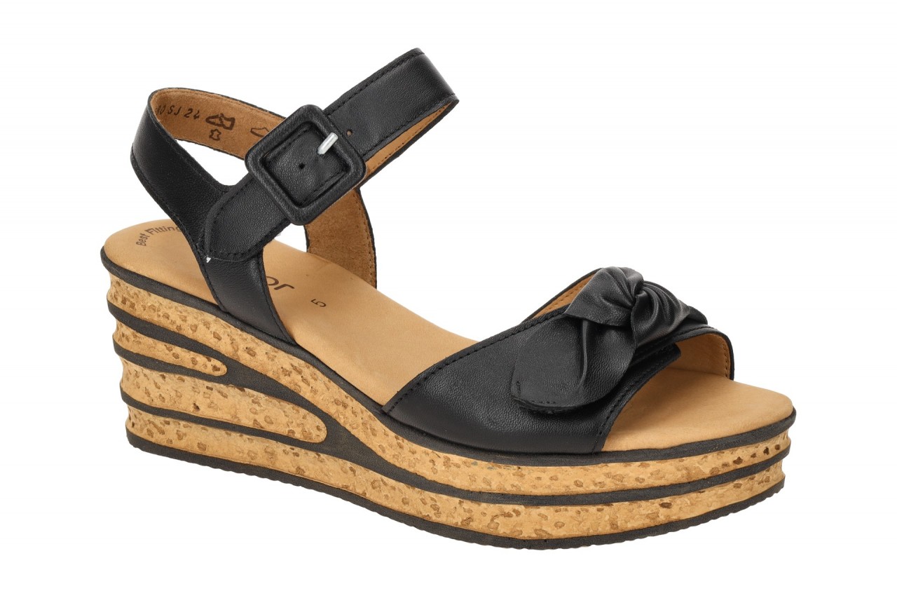 Gabor 84.653.27 Damen Sandalette schwarz - GABOR Best Fitting, Echtleder, Kei... 1 Gabor 84.653.27 Damen Sandalette schwarz - GABOR Best Fitting, Echtleder, Kei...