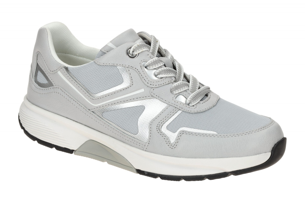 Gabor 66.875.65 ROLLINGSOFT Damen Sneaker hellgrau silber Gummi Sohle Komfort... 1 Gabor 66.875.65 ROLLINGSOFT Damen Sneaker hellgrau silber Gummi Sohle Komfort...