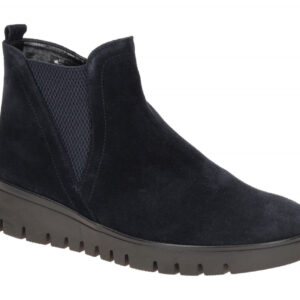Gabor 72.061.46 Damen Stiefeletten - Chelsea Stil - Dunkelblau - Extra Weit