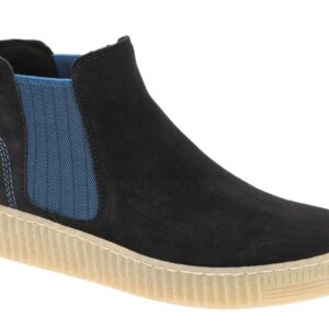 Gabor Damen Stiefeletten 73.731.16 in Pazifik/Natur Blau - Bequeme Chelsea-Boots