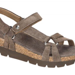 Panama Jack Sally B7 Damen Sandalette grau piedra Stone - Echtleder Riemchens...