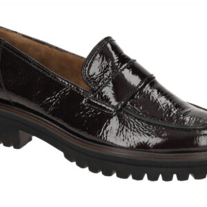Paul Green Damen Slipper 2683-16 Braun Moro Plateau Loafer Echtleder Super Soft