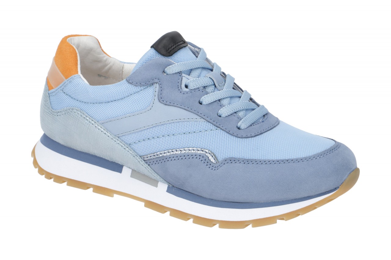 Gabor 26.366.16 Damen Sneaker Blau Sky Heaven Velourleder Mesh Nubuk OptiFit 1 Gabor 26.366.16 Damen Sneaker Blau Sky Heaven Velourleder Mesh Nubuk OptiFit