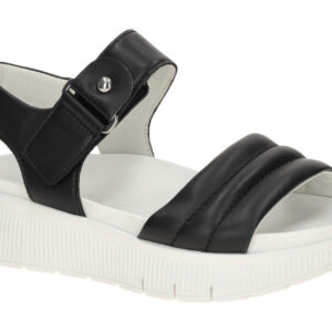 Gabor 84.610 - Sandalen Damen Schwarz Echtleder Best Fitting
