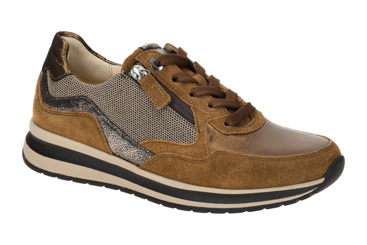 Gabor 76.318 Damen Sneaker braun/cognac k OptiFit Fu?bett Keilabsatz 1,5cm 1 Gabor 76.318 Damen Sneaker braun/cognac k OptiFit Fu?bett Keilabsatz 1,5cm