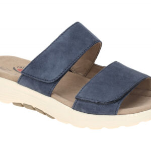 Gabor 86.811.36 ROLLINGSOFT - Damenschuhe blaue Pantoletten river flexibel & ...