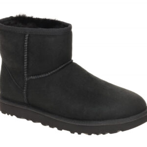 UGG 1016222 blk Damen Winterstiefel Mini II schwarz Lammfell Teddy Fell Boots