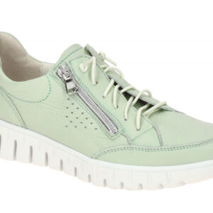 Waldl?ufer 916003 H-BIRDY Damenschuhe Gr?n - menta Bequeme Schn?r-Halbschuhe