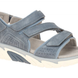 Gabor 86.839.46 Damen Sandale ROLLINGSOFT in Blau Nautic mit Keilabsatz