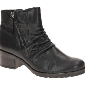 Gabor 72.811 Damen Stiefeletten Schwarz Echtleder Micro Textil Futter Blockab...