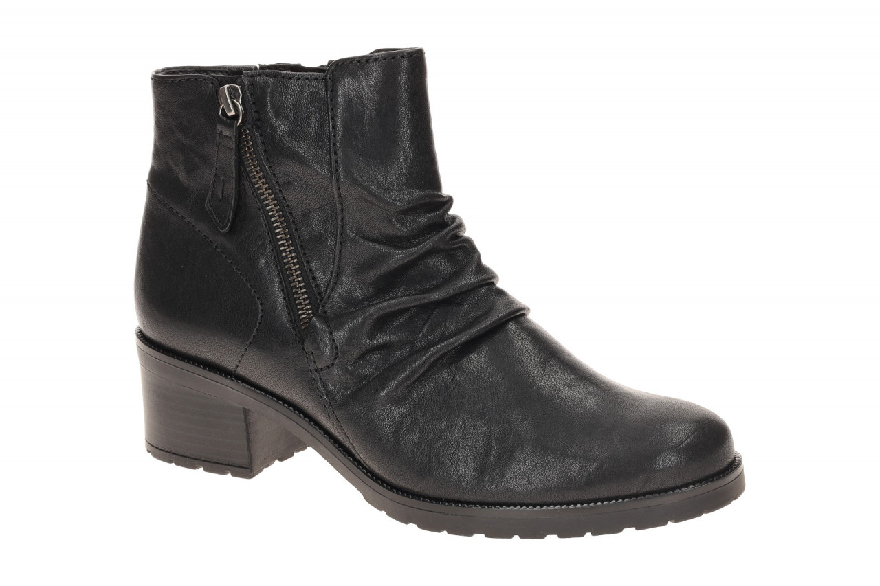 Gabor 72.811 Damen Stiefeletten Schwarz Echtleder Micro Textil Futter Blockab... 1 Gabor 72.811 Damen Stiefeletten Schwarz Echtleder Micro Textil Futter Blockab...