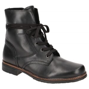 Gabor 74.674 Damen Stiefeletten Schwarz - elegante Stiefelette mit Best Fitting