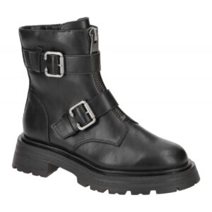 Tamaris 1-25320-41 020 Damen Stiefeletten schwarz matt Chunky Boots