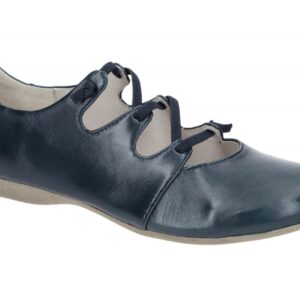 Josef Seibel Damen Slipper FIONA 04 in Ocean Blau - Echtleder - Gummisohle