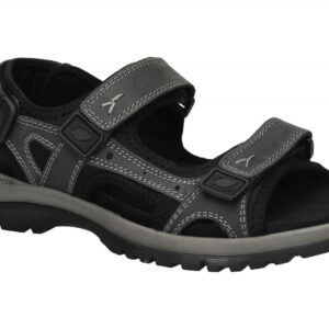 Waldl?ufer 746004 H-TARO Herren Sandale blau - bequeme Sandaletten mit extra ...