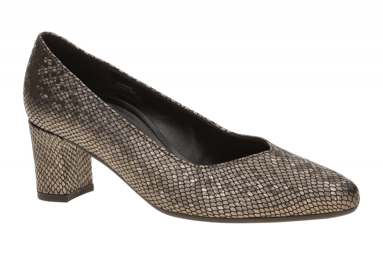 Gabor 3004.01 Comfort Pumps taupe-braun mit Schimmer Effekt 1 Gabor 3004.01 Comfort Pumps taupe-braun mit Schimmer Effekt