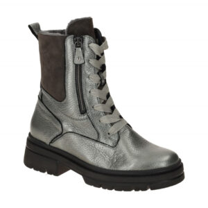 Waldl?ufer Damen Winterstiefeletten 930901 Grau H-AMARA - Warmfutter, Lammfel...