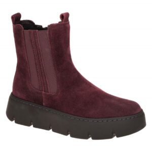 Gabor 73.743.15 Plateau Stiefeletten in Rot mulberry - Bequeme Damen Boots
