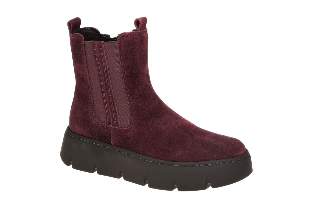 Gabor 73.743.15 Plateau Stiefeletten in Rot mulberry - Bequeme Damen Boots 1 Gabor 73.743.15 Plateau Stiefeletten in Rot mulberry - Bequeme Damen Boots