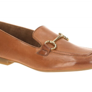 Paul Green 2596-230 PG Modell Halbschuhe Slipper Loafer Braun Cognac Echtlede...