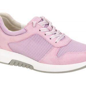 Gabor 46.946.35 ROLLINGSOFT Rosa Blossom Sneaker G-Weite, Velourleder/Mesh, W...