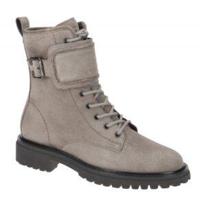 Paul Green Damen Stiefeletten 9080-00x grau gravel Glitzer-Steine bequem