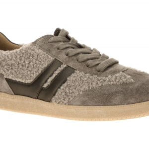 Gabor 6011.01.009 Classic Sneaker taupe-grau - Damen Halbschuhe mit herausneh...