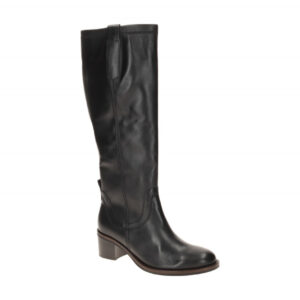 Gabor 71.889 Damenstiefel Langschaft schwarz Echtleder mittlerer Absatz