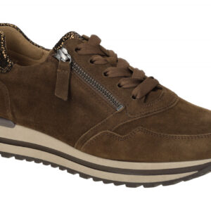 Gabor 76.528 - TURIN - bequeme Schn?r-Halbschuhe in Braun/Cacao/Bronce