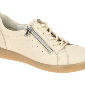 Waldl?ufer 947001 Beige Perl/Silber Damenschuhe H-ClOE Extra Weit Schn?r-Halb...