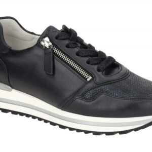 Gabor 66.528.66 TURIN Damen Sneaker Ocean/Midnight H Weite - Komfort Fu?bett