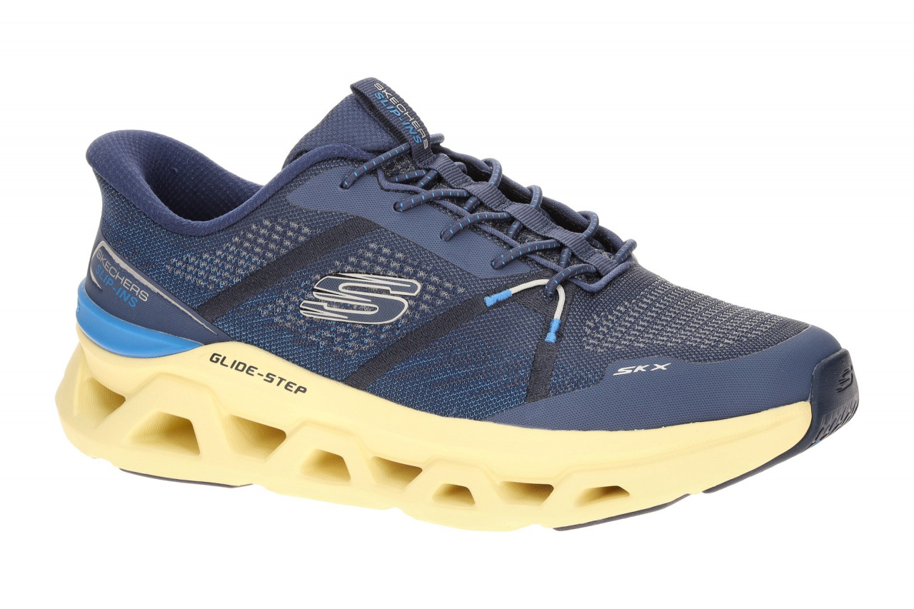 Skechers 233023 NVYL Glide Step Altus Herren Sneaker blau/navy/gelb 1 Skechers 233023 NVYL Glide Step Altus Herren Sneaker blau/navy/gelb