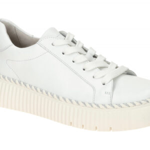 Gabor 73.240.29 Damen Halbschuhe Sneaker Wei? Silber Best Fitting Echtleder