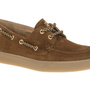 Paul Green Damen Schn?r-Halbschuhe 1185-000 Braun Toffee - Echtleder Velour G...