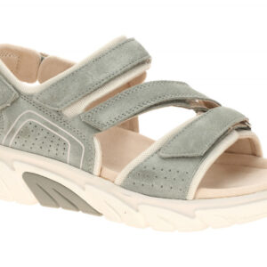 Gabor 86.839.33 ROLLINGSOFT Damen Sandale gr?n pino Keilabsatz Klettverschluss