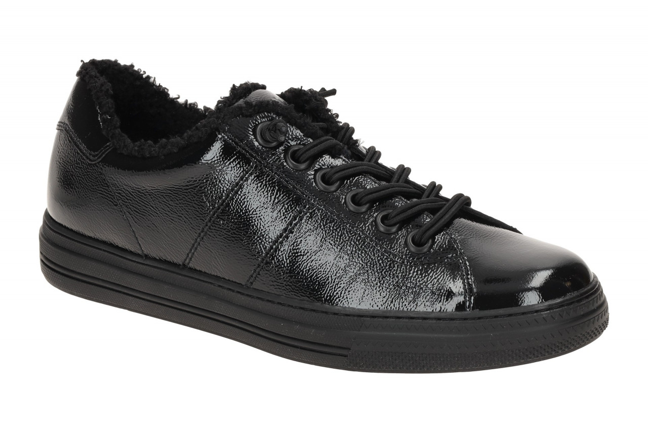 Paul Green Damen Slipper 5445-00 schwarz gl?nzend Winter Warmfutter Gummisohle 1 Paul Green Damen Slipper 5445-00 schwarz gl?nzend Winter Warmfutter Gummisohle