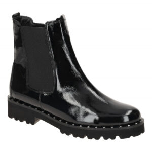 Gabor 51.750.97 Damen Stiefeletten - Schwarze Ankle-Boots Chelsea Style