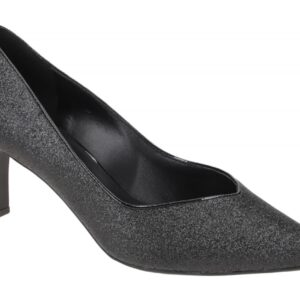 H?gl 6748 Schwarz Glitzer Pumps TIARA Echtleder Absatz 6cm