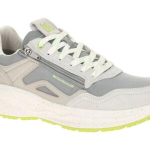 Waldl?ufer 985001 H-MAX Herren Sneakers grau grey lime Echtleder Synthetik Gu...