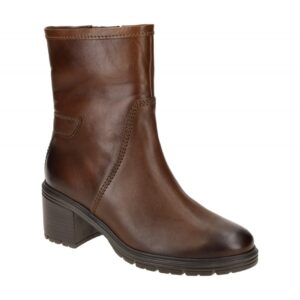 Gabor 32.840 Damen Stiefeletten braun sattel Effekt Blockabsatz - Milano
