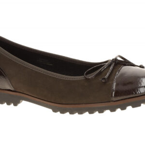 Gabor 74.100 Damen Ballerinas - Slipper Echtleder Braun Chocolate