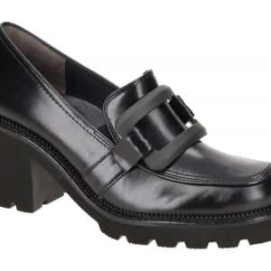 Paul Green 3795-012 Damen Pumps Schwarz Kalbleder Echtleder Blockabsatz 5,5cm