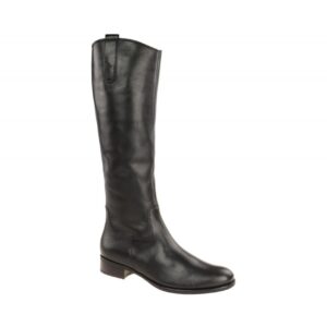 Gabor Damenstiefel 71.648.27 Schwarz Echtleder elegante Schaftstiefel