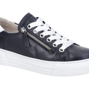 Gabor 86.465.66 Damen sportliche Halbschuhe blau/wei? comfort-Frottee-Futter